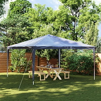 vidaXL Partytält 4x4 m blå