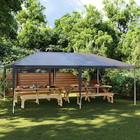 vidaXL Professionellt partytält 4x6 m antracit 90 g/m²