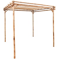 vidaXL Pergola bambu 170x170x220 cm
