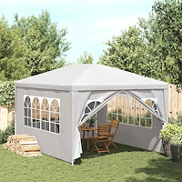 vidaXL Partytält 3x4 m vit