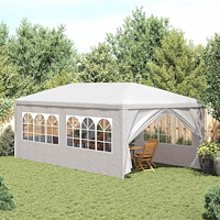vidaXL Partytält 3x6 m vit