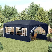 vidaXL Partytält 3x6 m blå