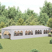 vidaXL Paviljong 3x12 m vit