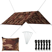 vidaXL Tarp 3x2,85 m kamouflage