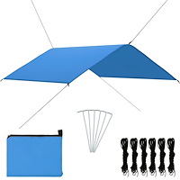 vidaXL Tarp 4x4 m blå