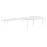 vidaXL Partytält PE 3x12 m vit