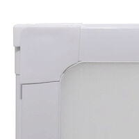 vidaXL Duschvägg vikbar Vit 3-paneler 141x132 cm
