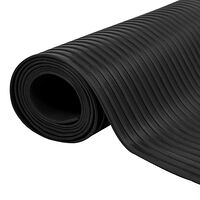 vidaXL Halkfri gummimatta breda ribbor 5 x 1 m