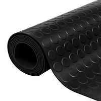 vidaXL Halkfri gummimatta med prickar 2 x 1 m
