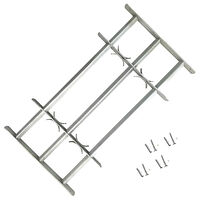 vidaXL Justerbart Fönstergaller för fönster med 3 stänger 1000-1500 mm