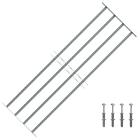 vidaXL Justerbart Fönstergaller för fönster med 4 stänger 1000-1500 mm