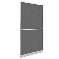 vidaXL Nätdörr med gångjärn 120 x 240 cm vit