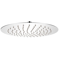 vidaXL Munstycke till takdusch rostfritt stål 25 cm rund