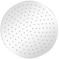 vidaXL Takduschhuvud i rostfritt stål 30 cm rund