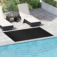 vidaXL Halkfri matta 1,5x2 m 3 mm breda ribbor
