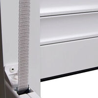vidaXL Rulljalusi aluminium 80x100 cm vit