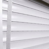 vidaXL Rulljalusi aluminium 80x100 cm vit