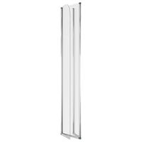 vidaXL Badkarsvägg 2 st 104x130 cm härdat glas transparent