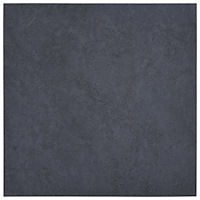 vidaXL Självhäftande golvplankor 5,11 m² PVC svart marmor