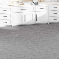 vidaXL PVC-golvbrädor 5,02 m² självhäftande 2 mm cement brun