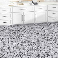 vidaXL PVC-golvbrädor 5,02 m² självhäftande 2 mm grått mönster