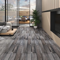 vidaXL Ej självhäftande PVC-golvplankor 5,26 m² 2 mm industriellt trä