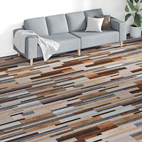 vidaXL Ej självhäftande PVC-golvplankor 5,26 m² 2 mm flerfärgad