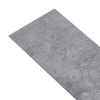 vidaXL Golvbrädor PVC 4,46 m² 3 mm självhäftande cementgrå