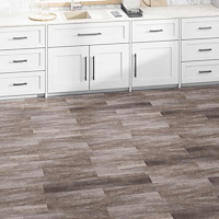vidaXL PVC-golvbrädor 5,02 m² självhäftande 2 mm mattbrunt trä