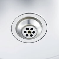 vidaXL Dubbla diskhoar silver 800x600x155 mm rostfritt stål