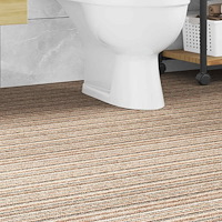 vidaXL Textilplattor 20 st 5 m² 50x50 cm beige ränder