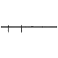 vidaXL Mini skjutdörrsbeslag för skåp kolstål 152 cm
