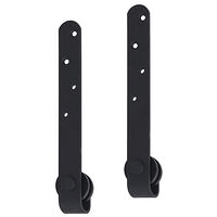 vidaXL Mini skjutdörrsbeslag för skåp kolstål 152 cm