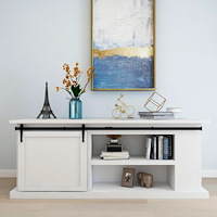 vidaXL Mini skjutdörrsbeslag för skåp kolstål 183 cm