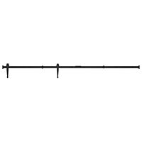 vidaXL Mini skjutdörrsbeslag för skåp kolstål 152 cm