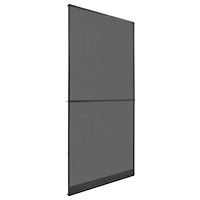 vidaXL Insektsnät med gångjärn för dörr antracit 100x215 cm