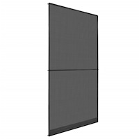 vidaXL Insektsnät med gångjärn för dörr antracit 120x240 cm