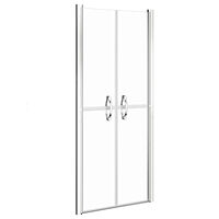 vidaXL Duschdörr klar ESG 81x190 cm