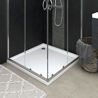 vidaXL Duschkar fyrkantigt ABS 90x90 cm