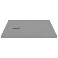 vidaXL Duschkar SMC grå 80x80 cm