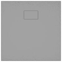 vidaXL Duschkar SMC grå 80x80 cm