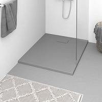 vidaXL Duschkar SMC grå 100x80 cm