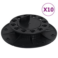 vidaXL Justerbara fötter för altangolv 10 st 25-40 mm