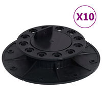 vidaXL Justerbara fötter för altangolv 10 st 25-40 mm