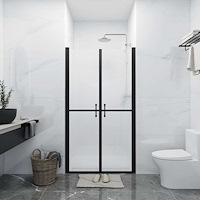 vidaXL Duschdörr frostad ESG (93-96)x190 cm