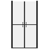 vidaXL Duschdörr frostad ESG (93-96)x190 cm