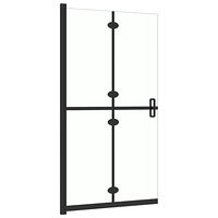 vidaXL Hopfällbar duschvägg med klart ESG-glas 120x190 cm