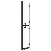 vidaXL Hopfällbar duschvägg med klart ESG-glas 120x190 cm