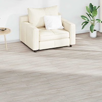 vidaXL Självhäftande PVC-golvplankor 5,02 m² ek 2 mm klassisk vit