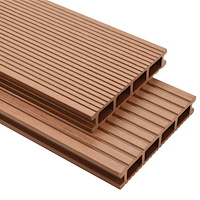 vidaXL WPC golvplattor med tillbehör 20 m² 2,2 m brun